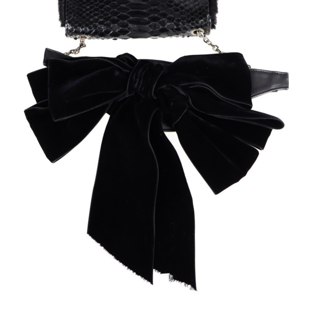 Christian Louboutin Shoulder Bag Python Leather B… - image 6